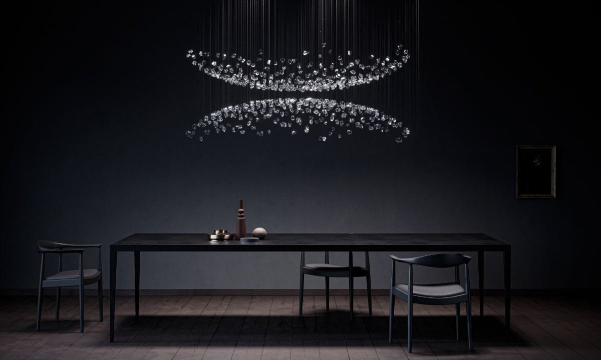 OreStone Grand Quartz Crystal Customize Chandelier