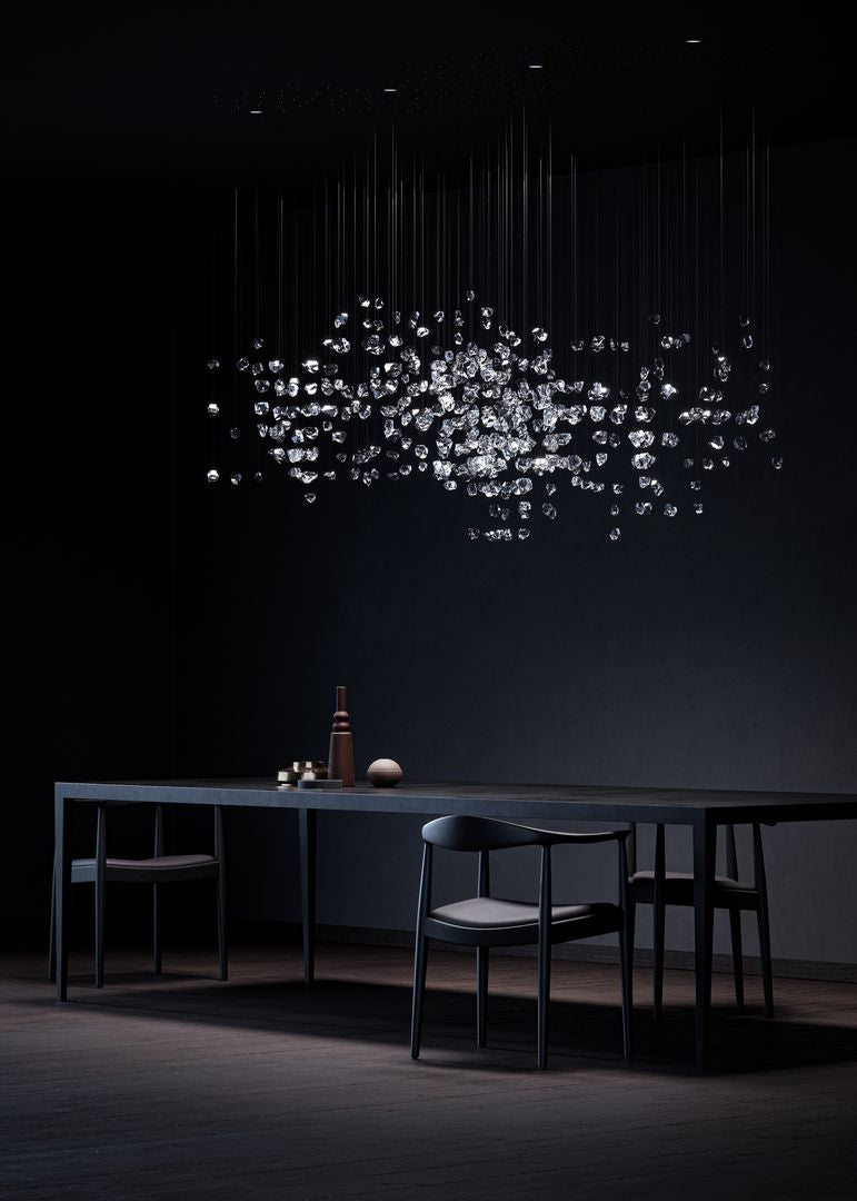 OreStone Grand Quartz Crystal Customize Chandelier