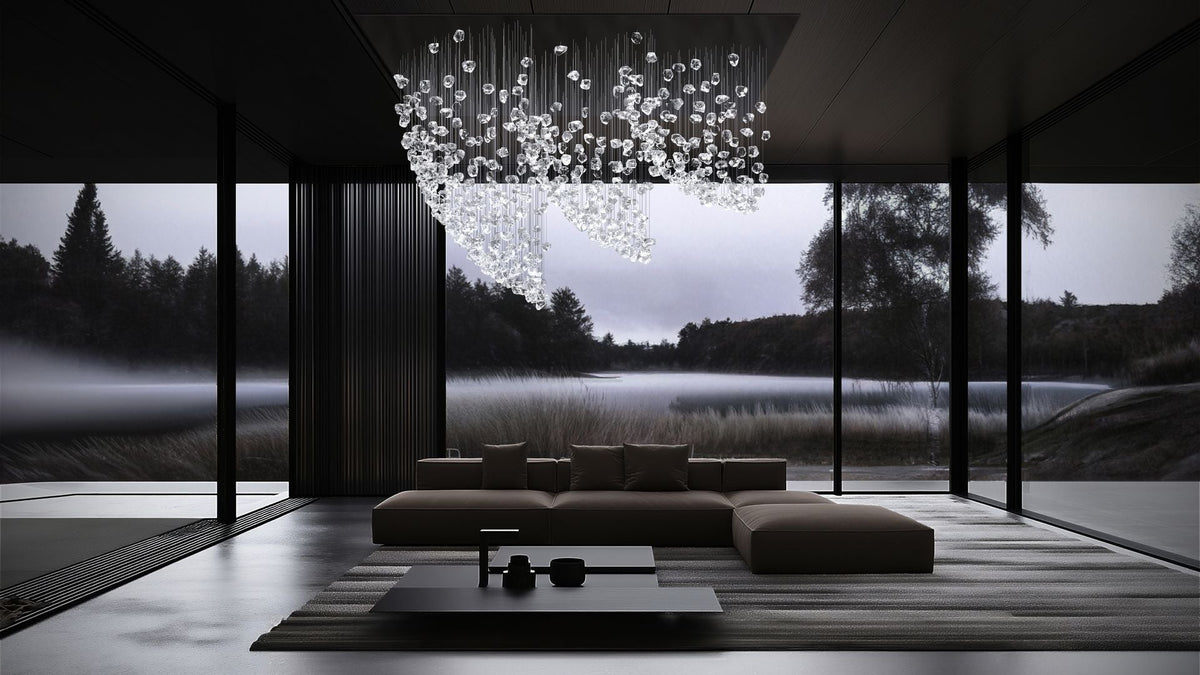 OreStone Grand Quartz Crystal Customize Chandelier