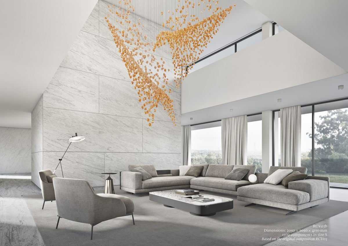 OreStone Grand Quartz Crystal Customize Chandelier