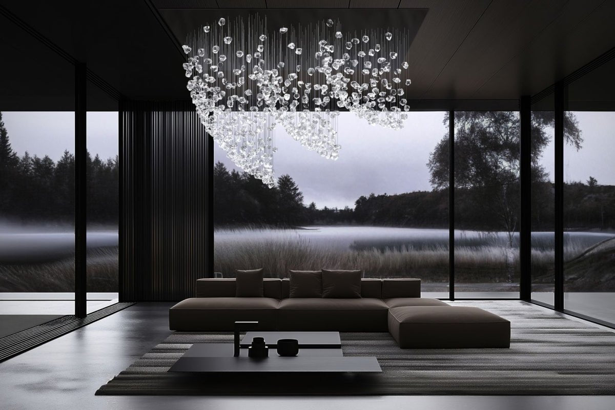 OreStone Grand Quartz Crystal Customize Chandelier