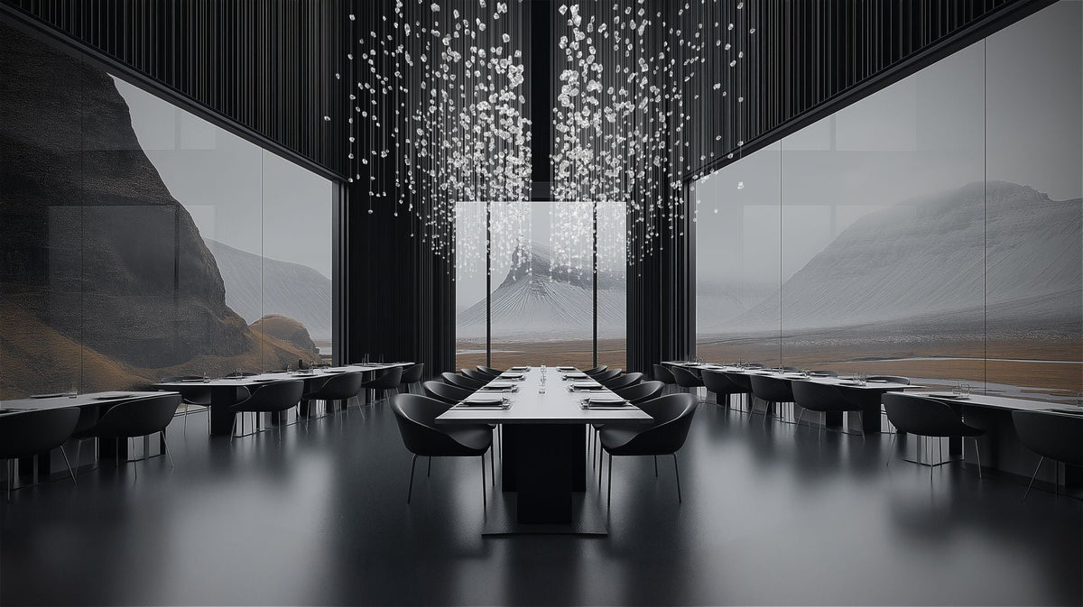 Elmsley Raw Crystal Chandelier