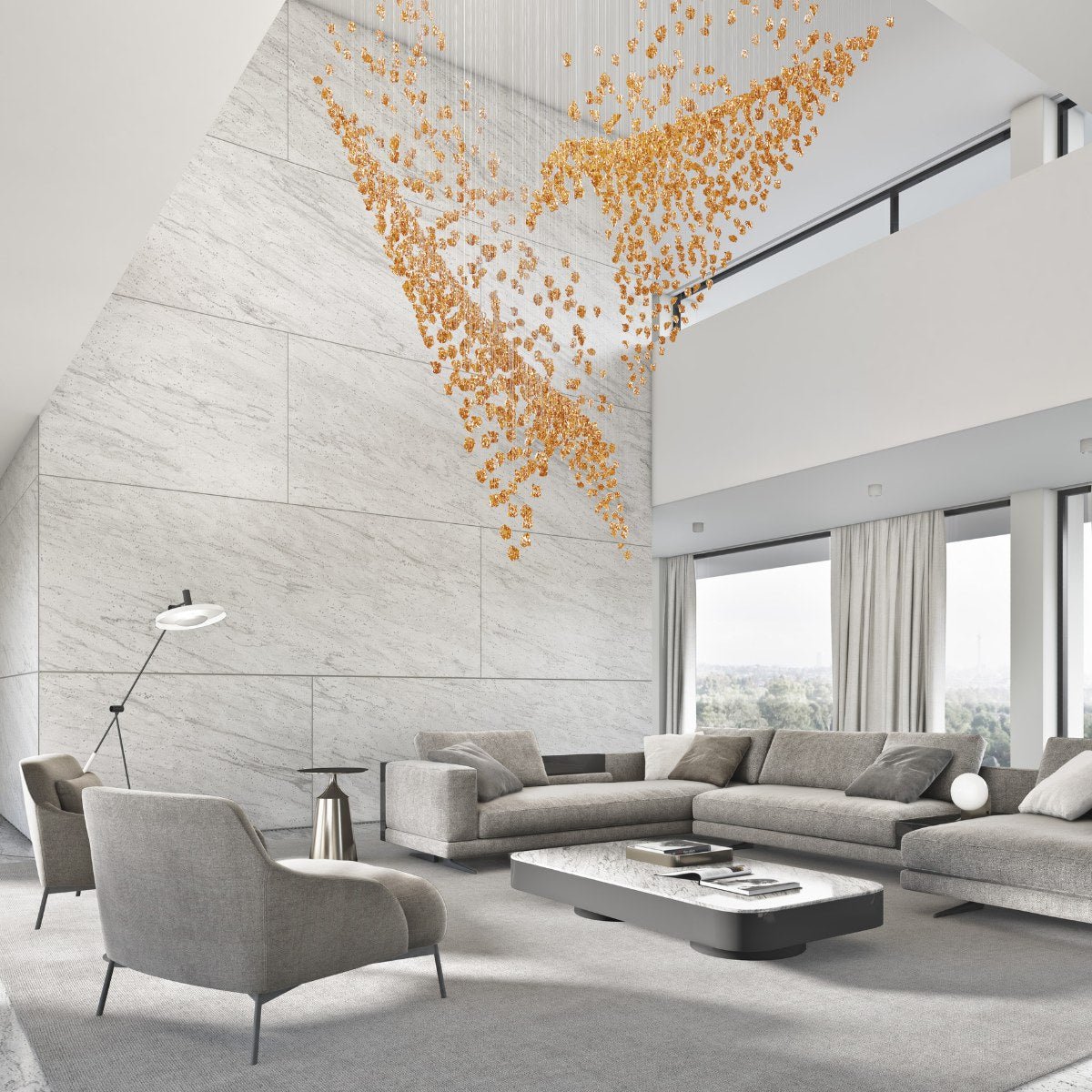 OreStone Grand Quartz Crystal Customize Chandelier
