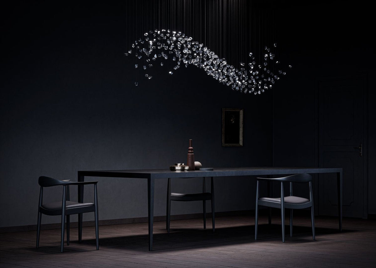 OreStone Grand Quartz Crystal Customize Chandelier