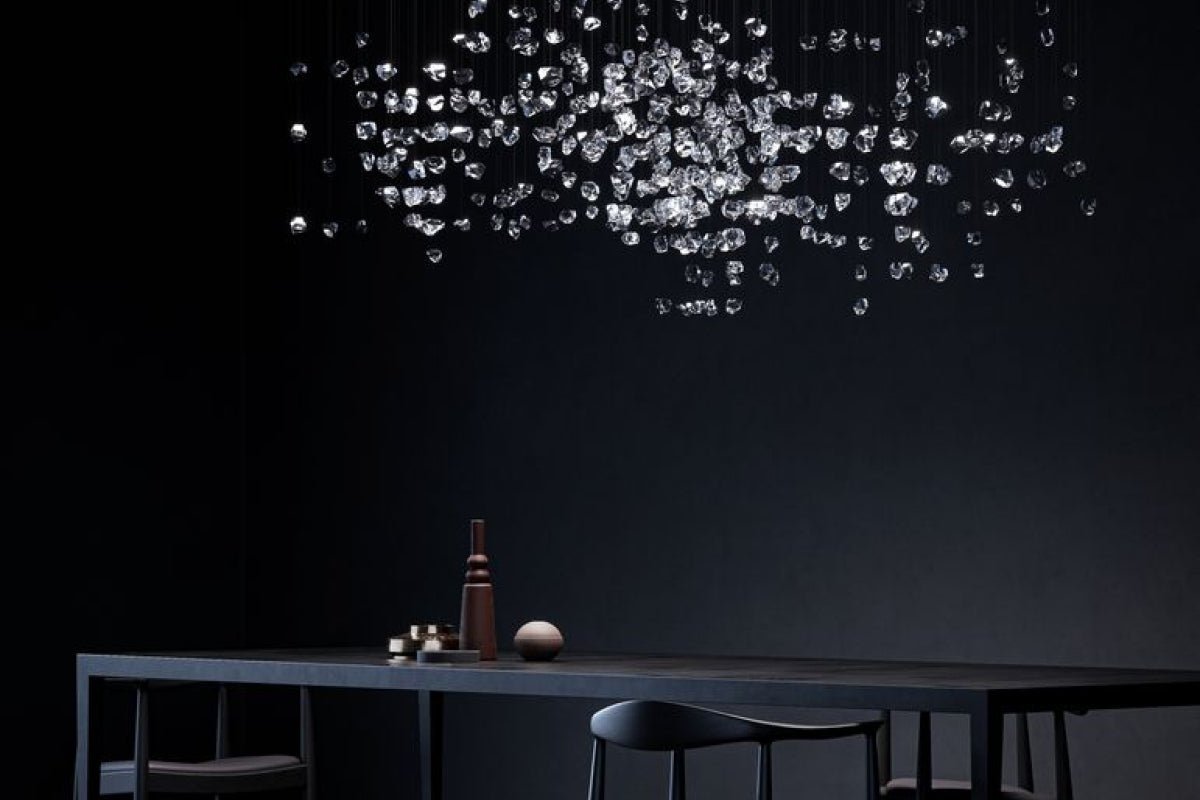 OreStone Grand Quartz Crystal Customize Chandelier