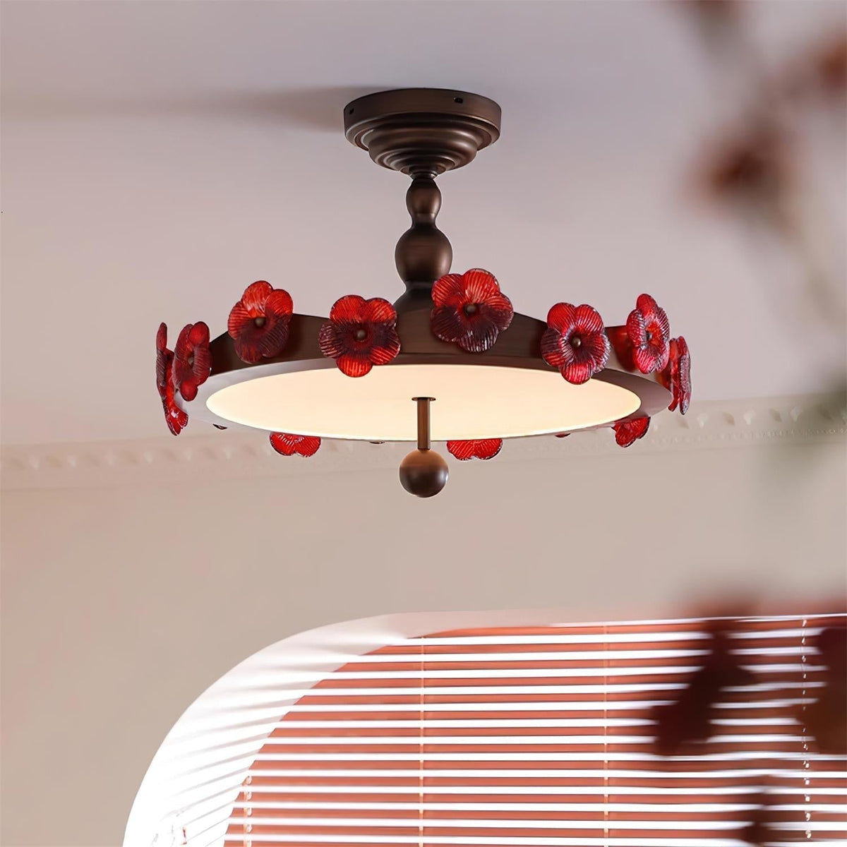 Rosetta Floral Ceiling Lamp