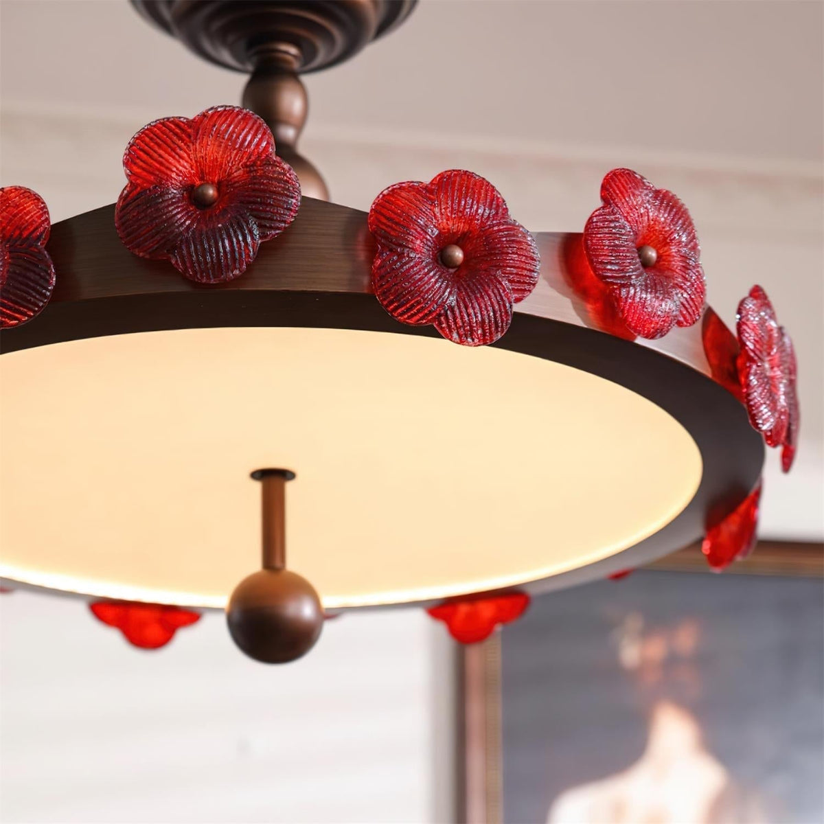 Rosetta Floral Ceiling Lamp