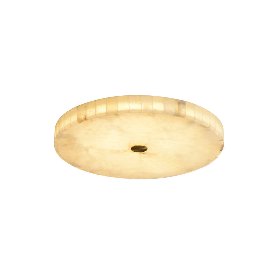 Vosilis Round Alabaster Ceiling Lamp-Relic Pieces