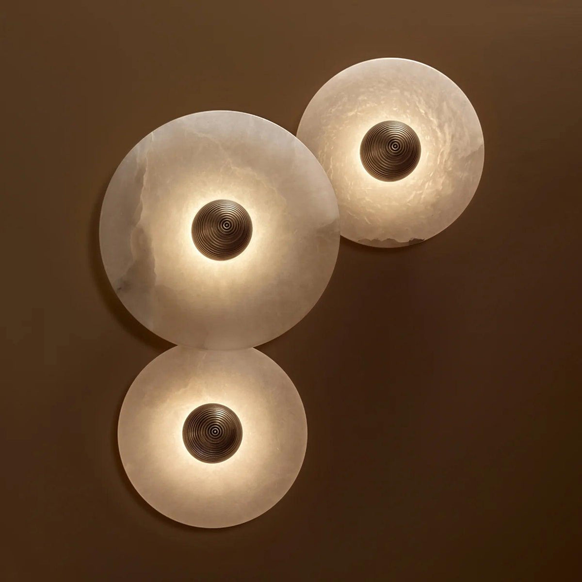Zapupil Alabaster Combination Wall Lamp