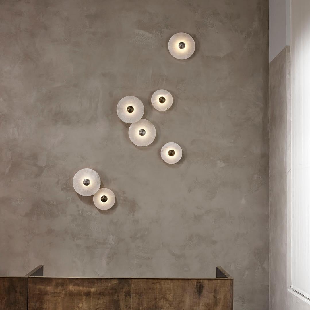 Zapupil Alabaster Combination Wall Lamp