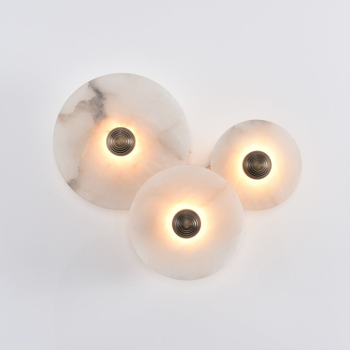 Albireria Minimalist Alabaster Ceiling Light