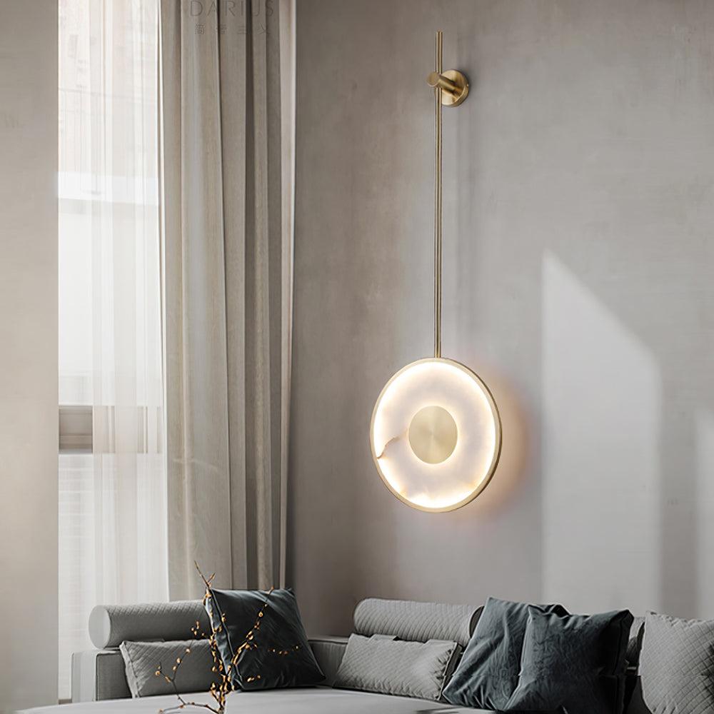 Nivirina Minimalist Alabaster Pendant Light