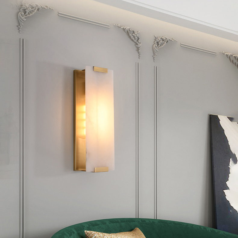 Velen Wall Lamp Alabaster Panel Glow