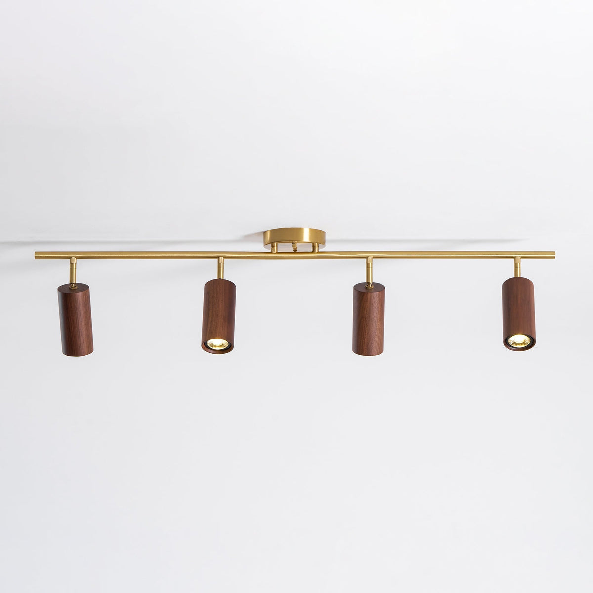 Caspwell Wood Flush Mount Ceiling Light