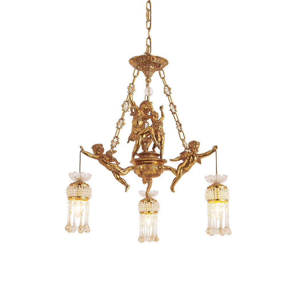 Solelora Ruth Brass Chandelier