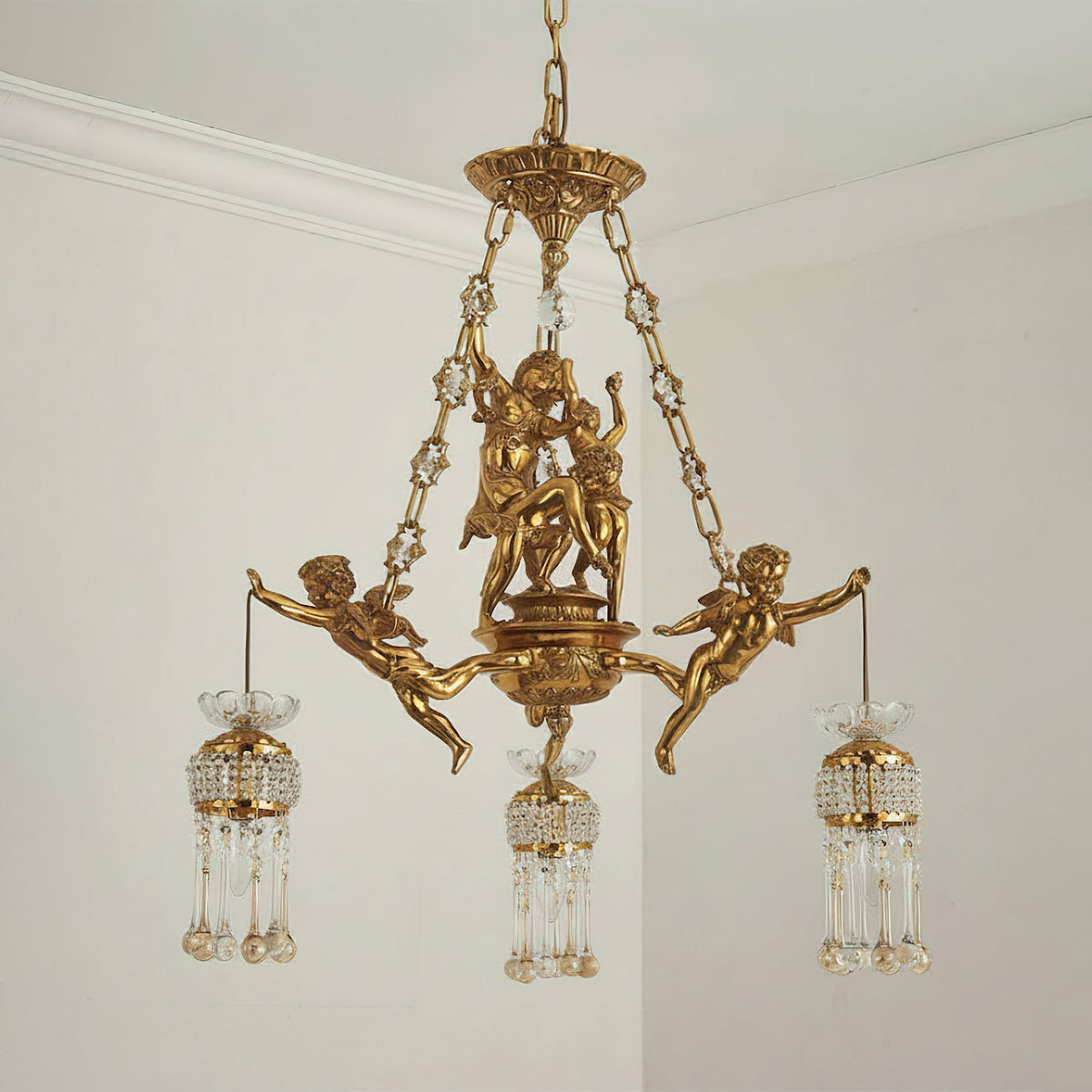 Solelora Ruth Brass Chandelier