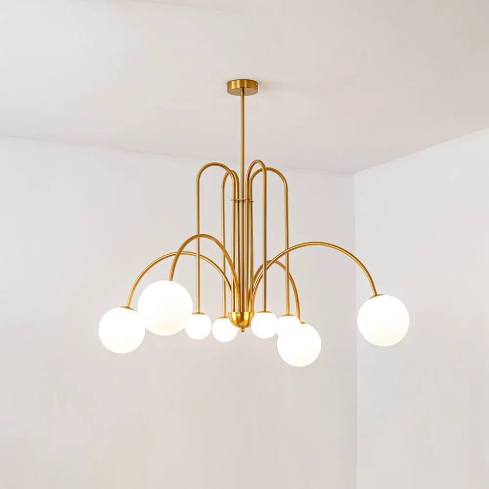 Arvyn Pendant Light Double Layer Glass Bubble-Relic Pieces