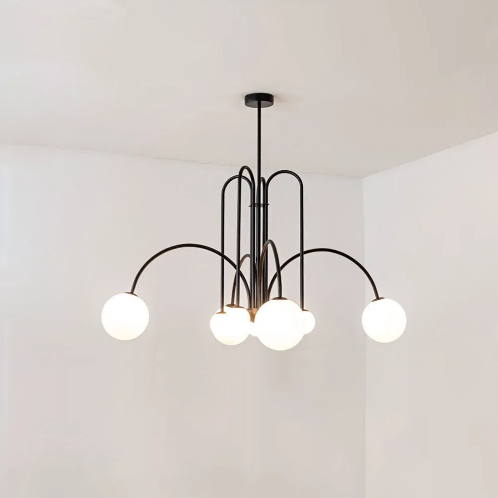 Arvyn Pendant Light Double Layer Glass Bubble-Relic Pieces