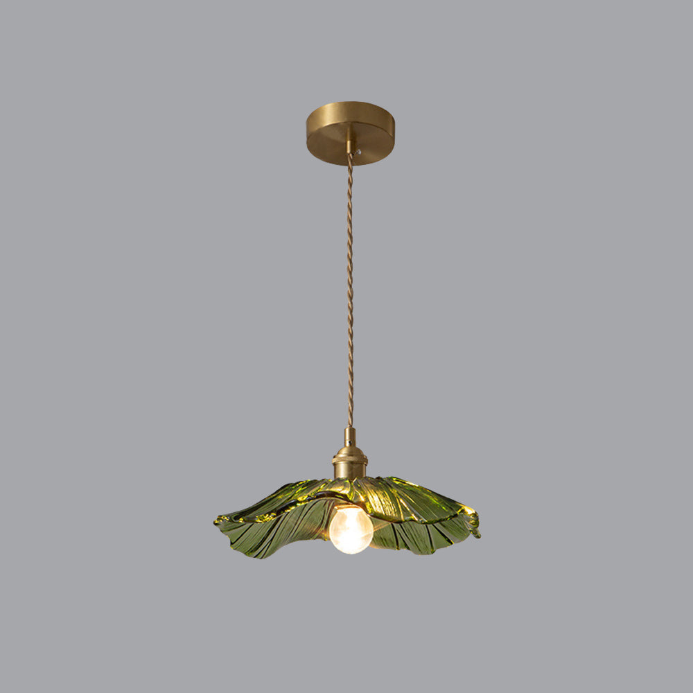 Lavor Flower Glass Ceiling/Pendant Light-Relic Pieces