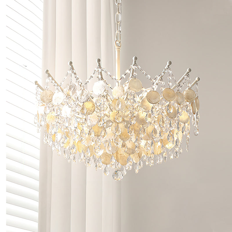 Avenorira Capiz Bead Chandelier