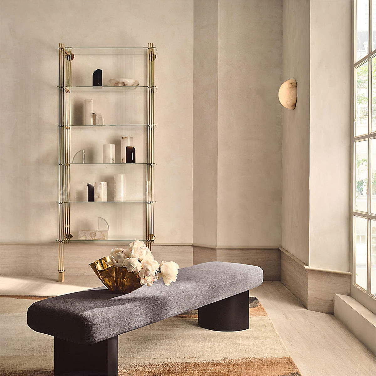 Avenirielle Alabaster Wall Lamp