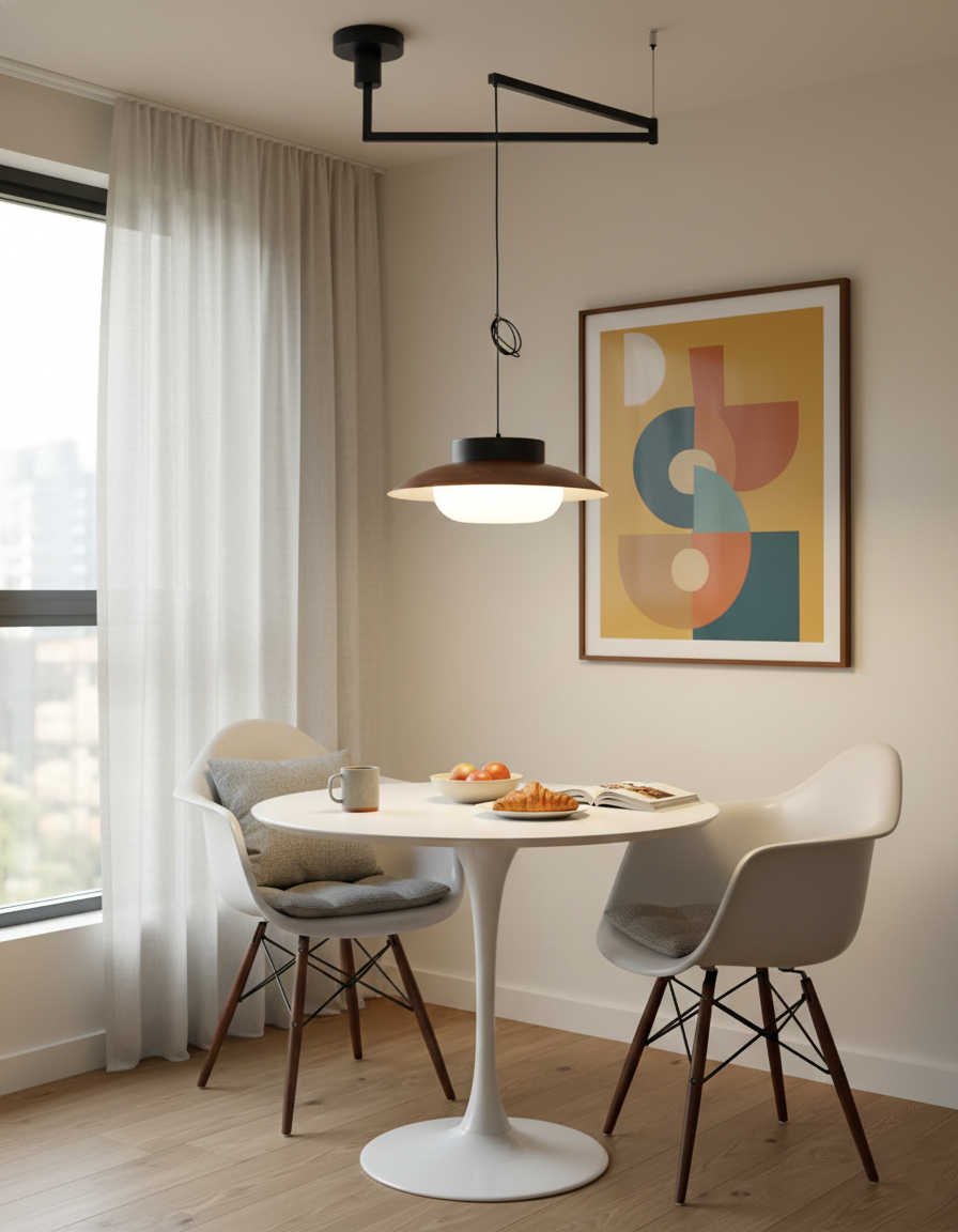 Teriivise Swing Arm Pendant Lamp