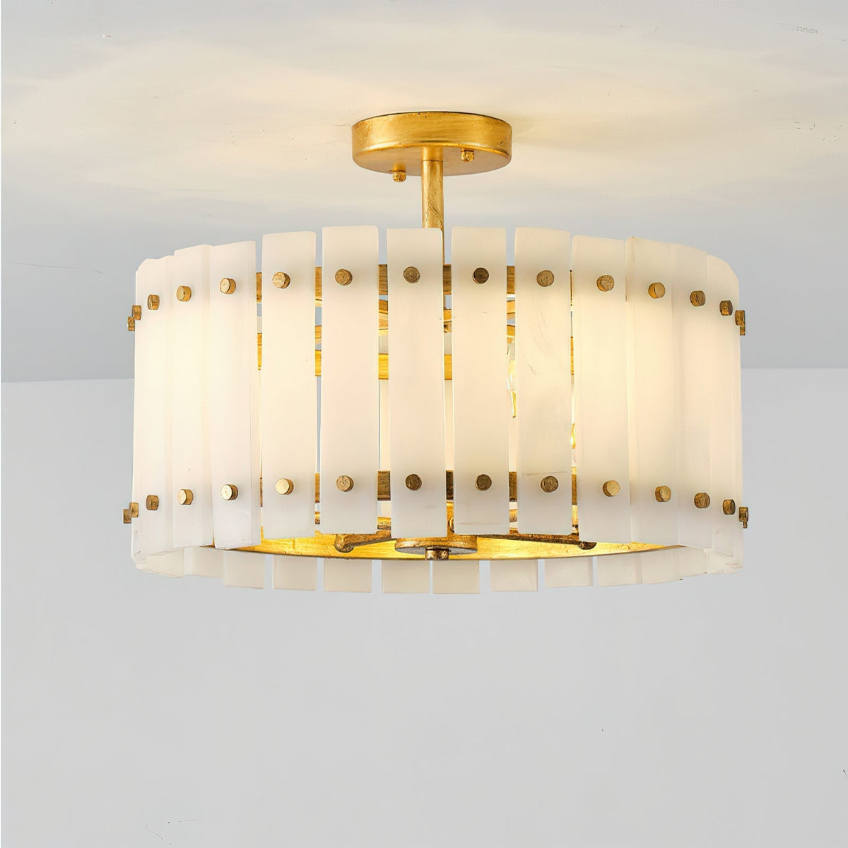 Sinclair Alabaster Ceiling Light