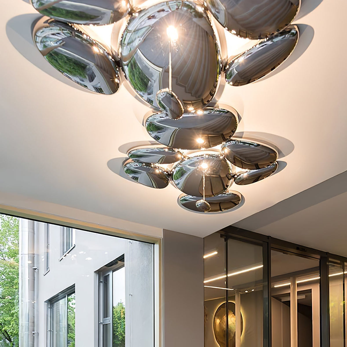 Radabes Contemporary Skydro Ceiling Light Smoke Gray