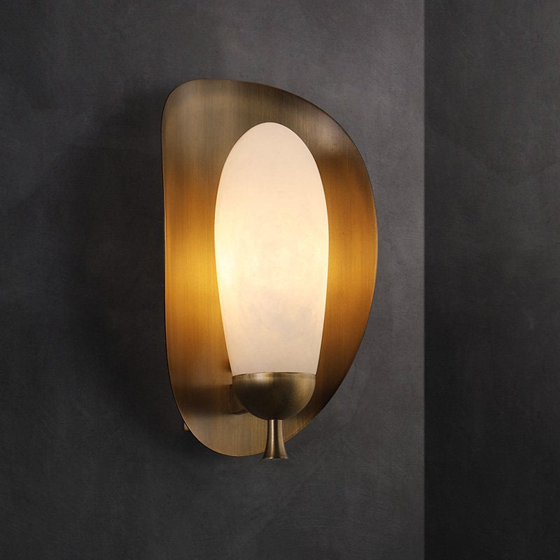 Albenelle Alabaster Halo Wall Light