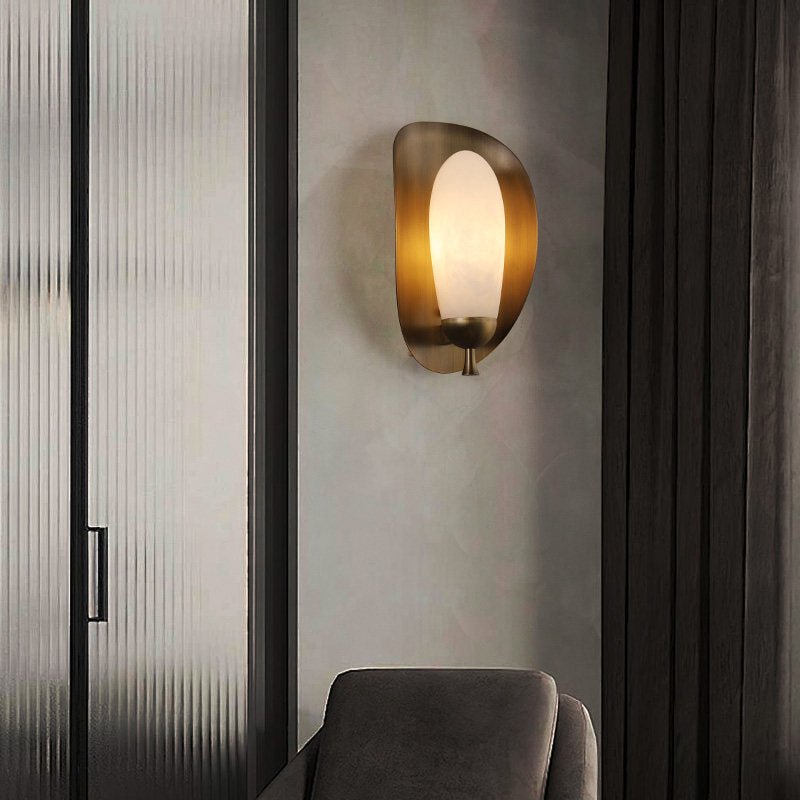 Albenelle Alabaster Halo Wall Light