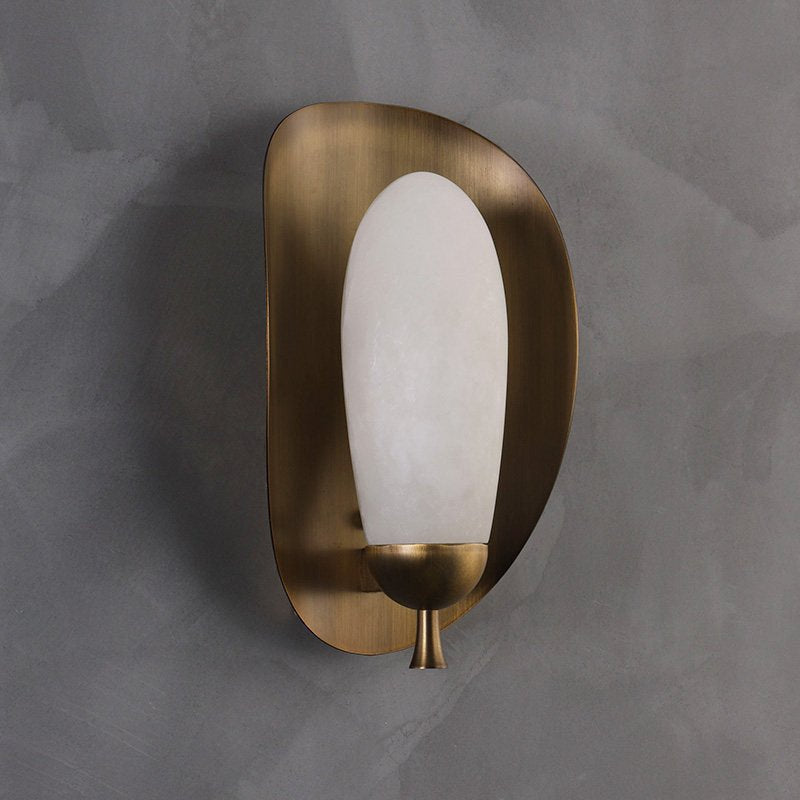 Albenelle Alabaster Halo Wall Light