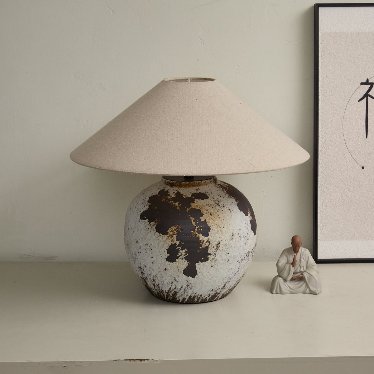 Elienora Ceramic Globe Table Lamp