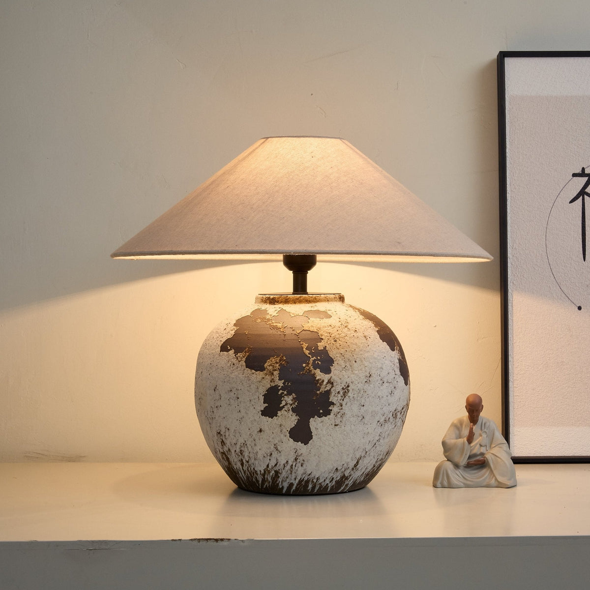 Elienora Ceramic Globe Table Lamp