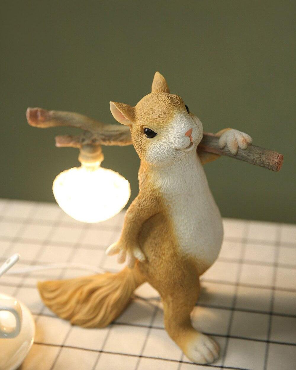 Squirrel Table Lamp