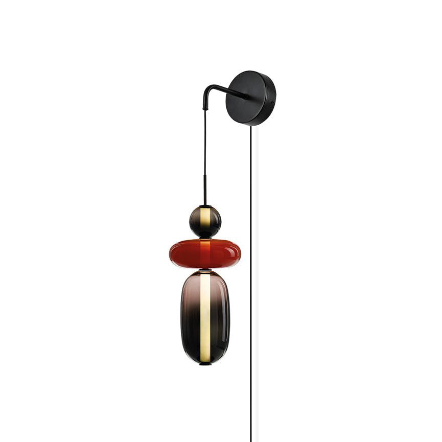 Vesperine Candied Glass Plug-in Wall Light