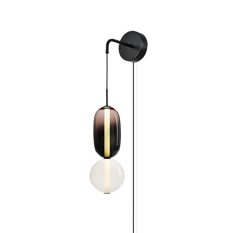 Vesperine Candied Glass Plug-in Wall Light