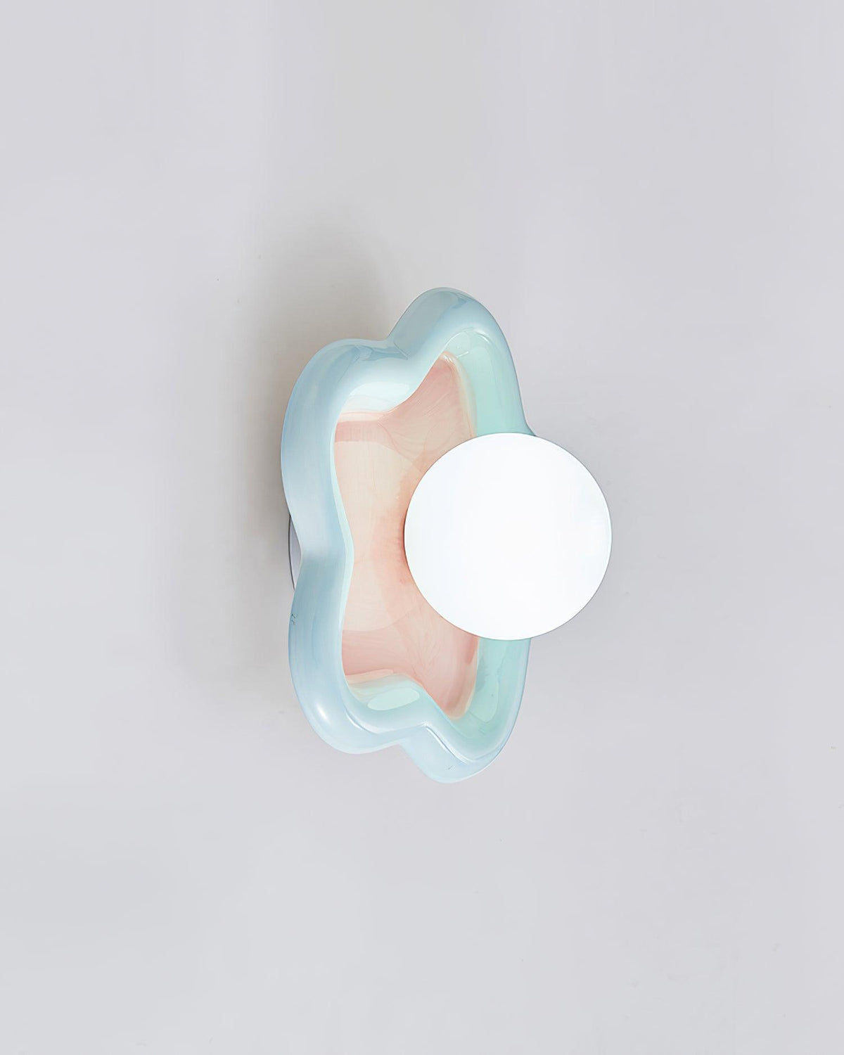 Petani Pink Yellow Flower Wall Light