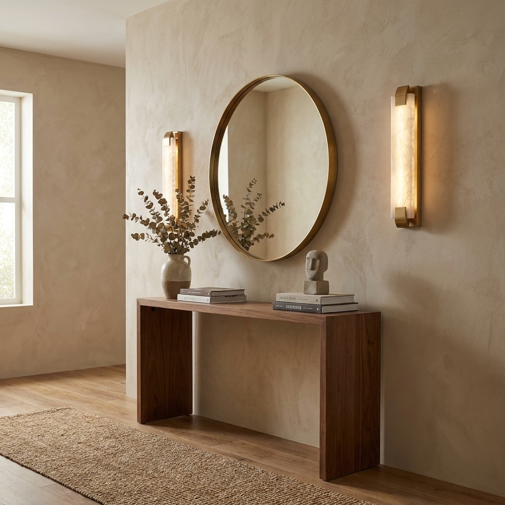 Navencombe Alabaster Wall Sconce