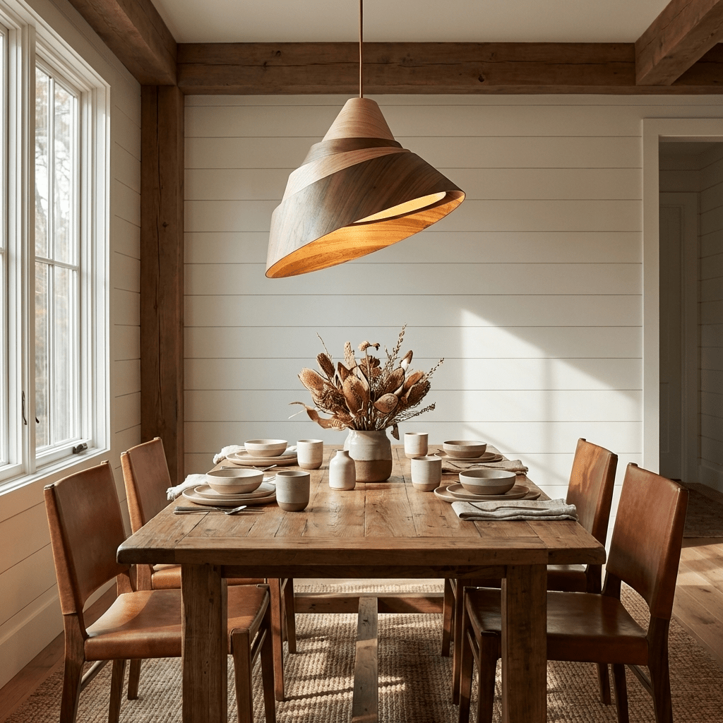 Rininielle Wood Pendant Lamp