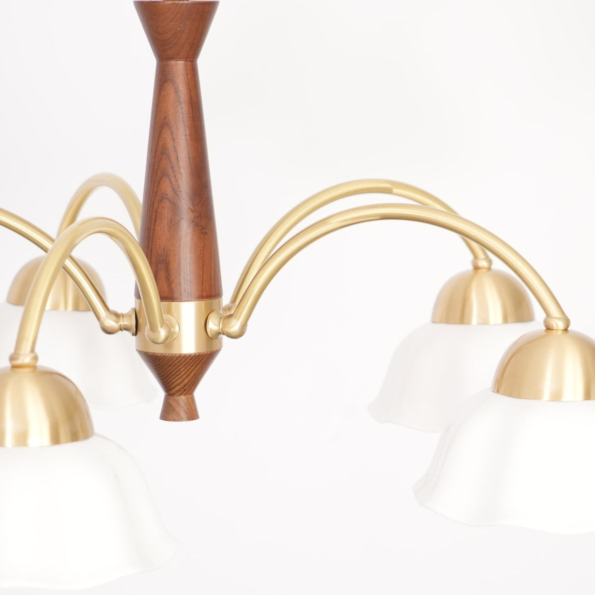 Pumikol Floral Chandeliers Wood Ceramic