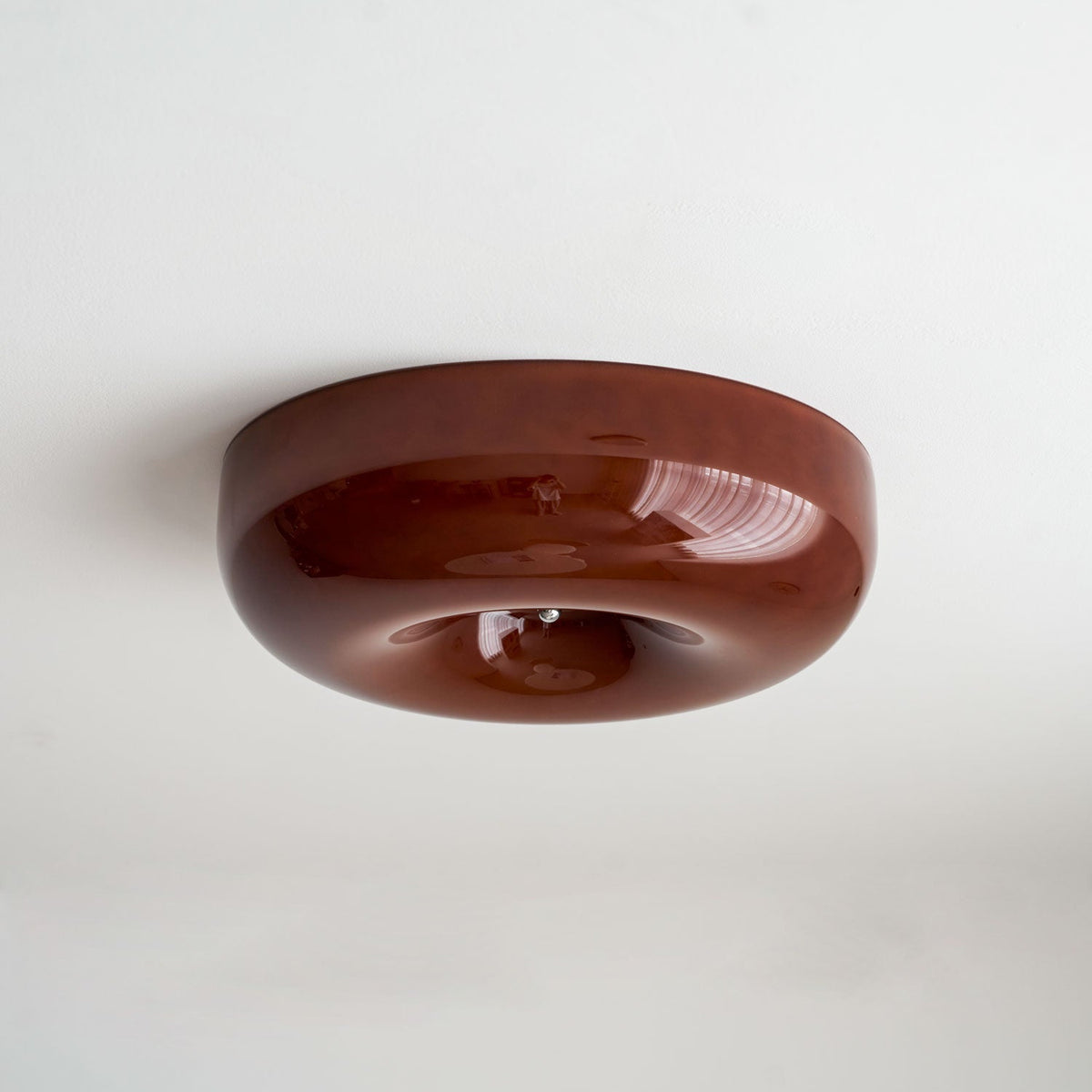 Rosemont Swirl Glass Flush Mount Ceiling Light