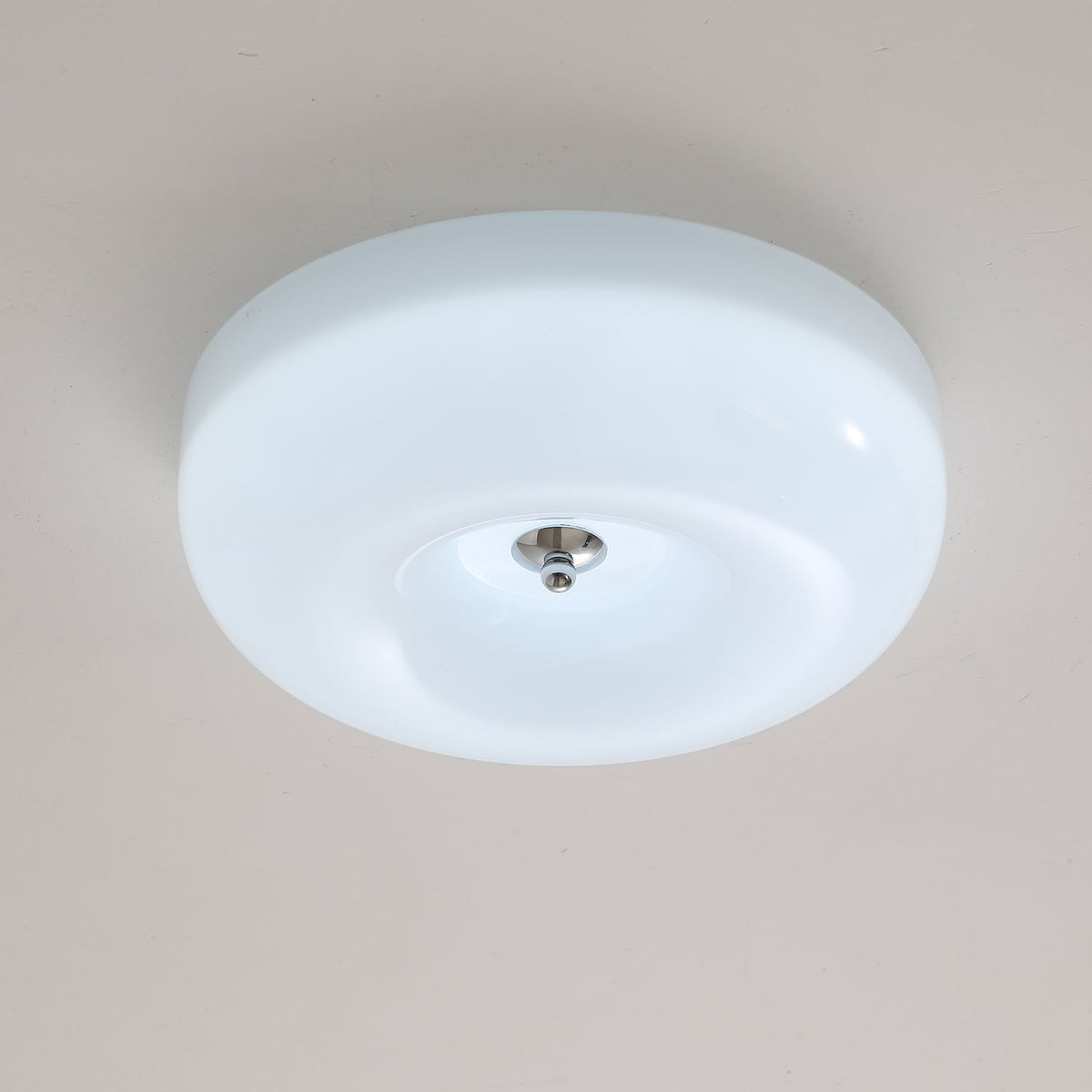 Rosemont Swirl Glass Flush Mount Ceiling Light
