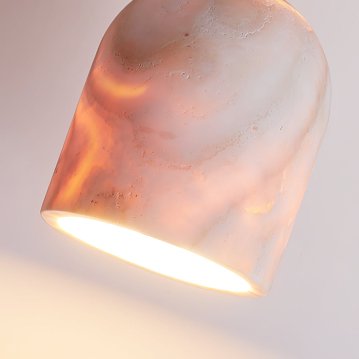 Valeel Cone Travertine Ceiling Lamp