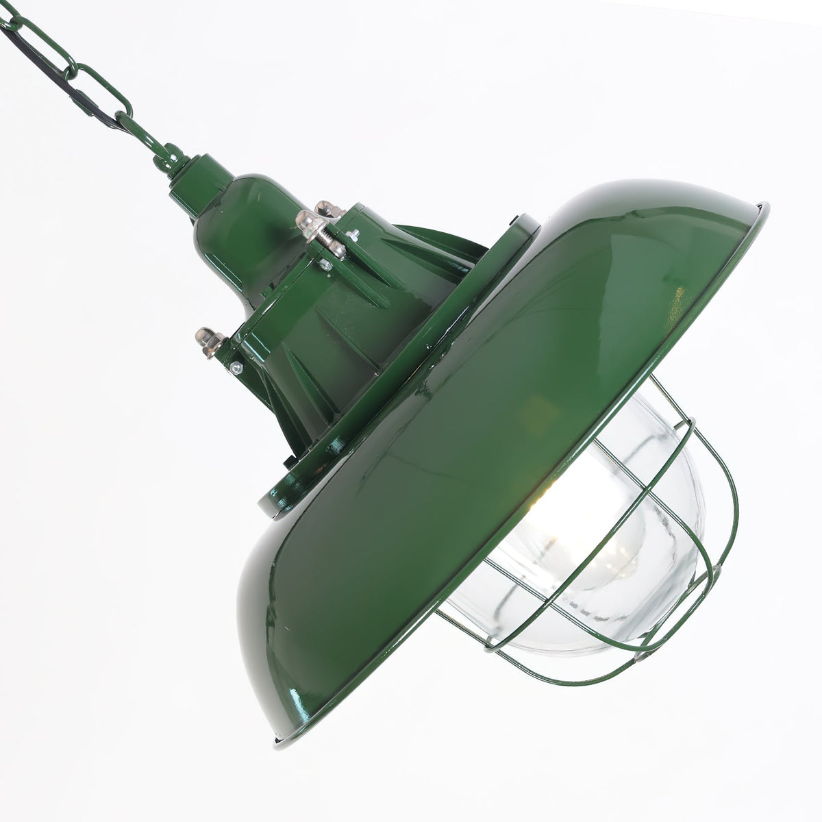 Vemiryra Vintage Industrial Green Pendant Light