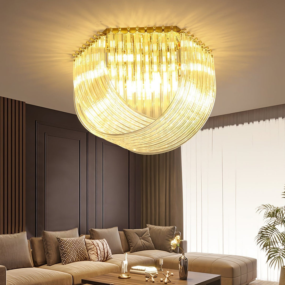 Eiroine Lysar Glass Ceiling Lamp
