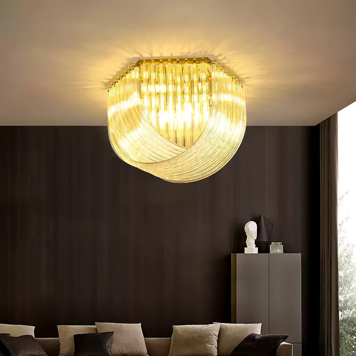 Eiroine Lysar Glass Ceiling Lamp