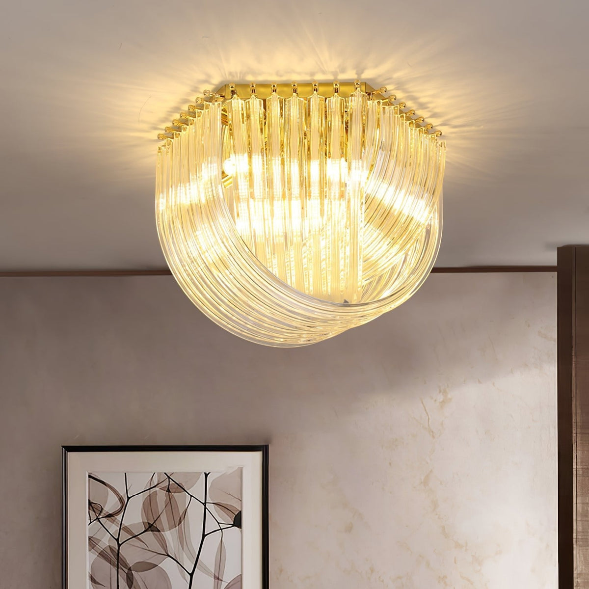 Eiroine Lysar Glass Ceiling Lamp