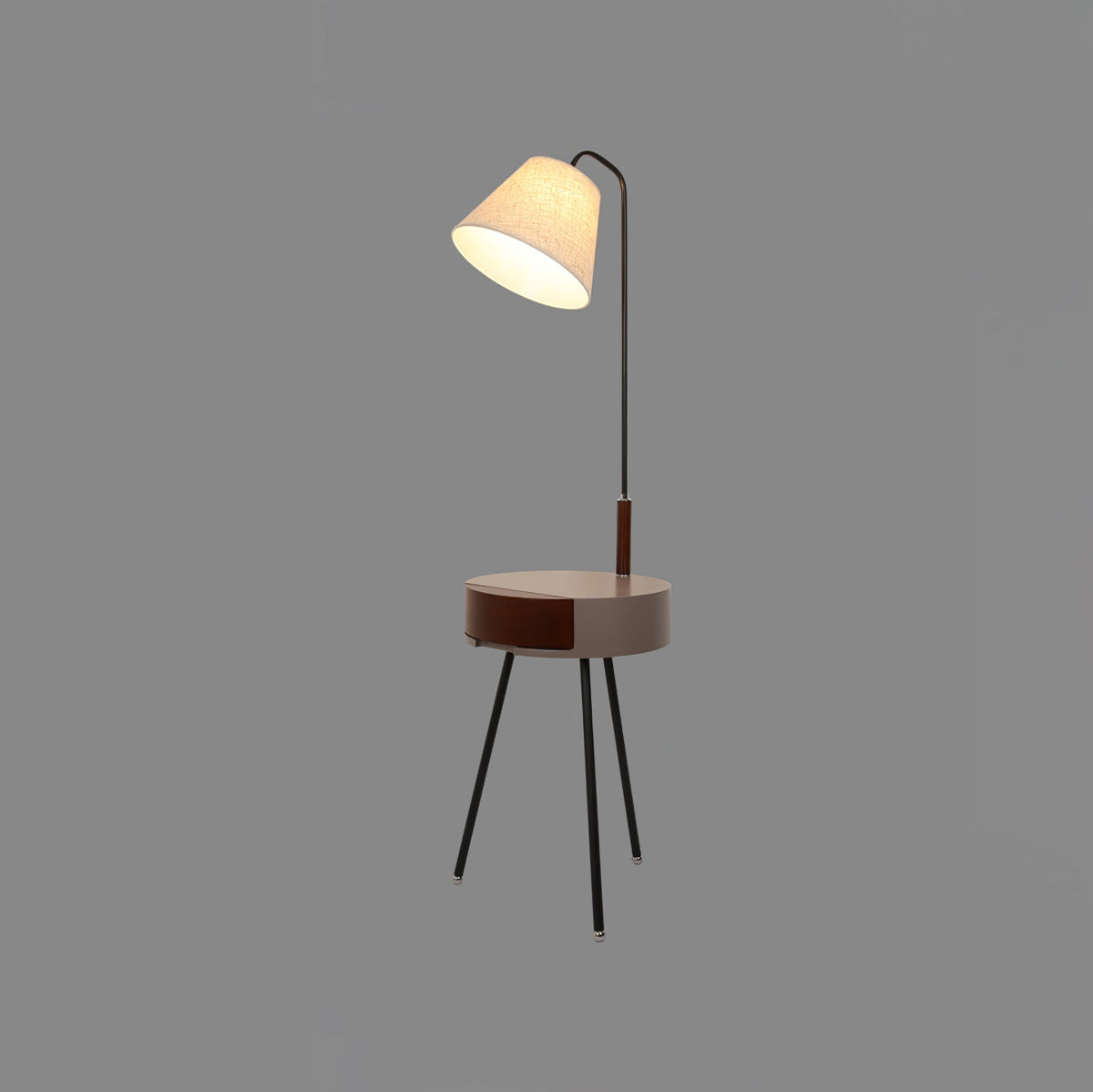 Fioeria Alder Tripod Fabric Floor Lamp
