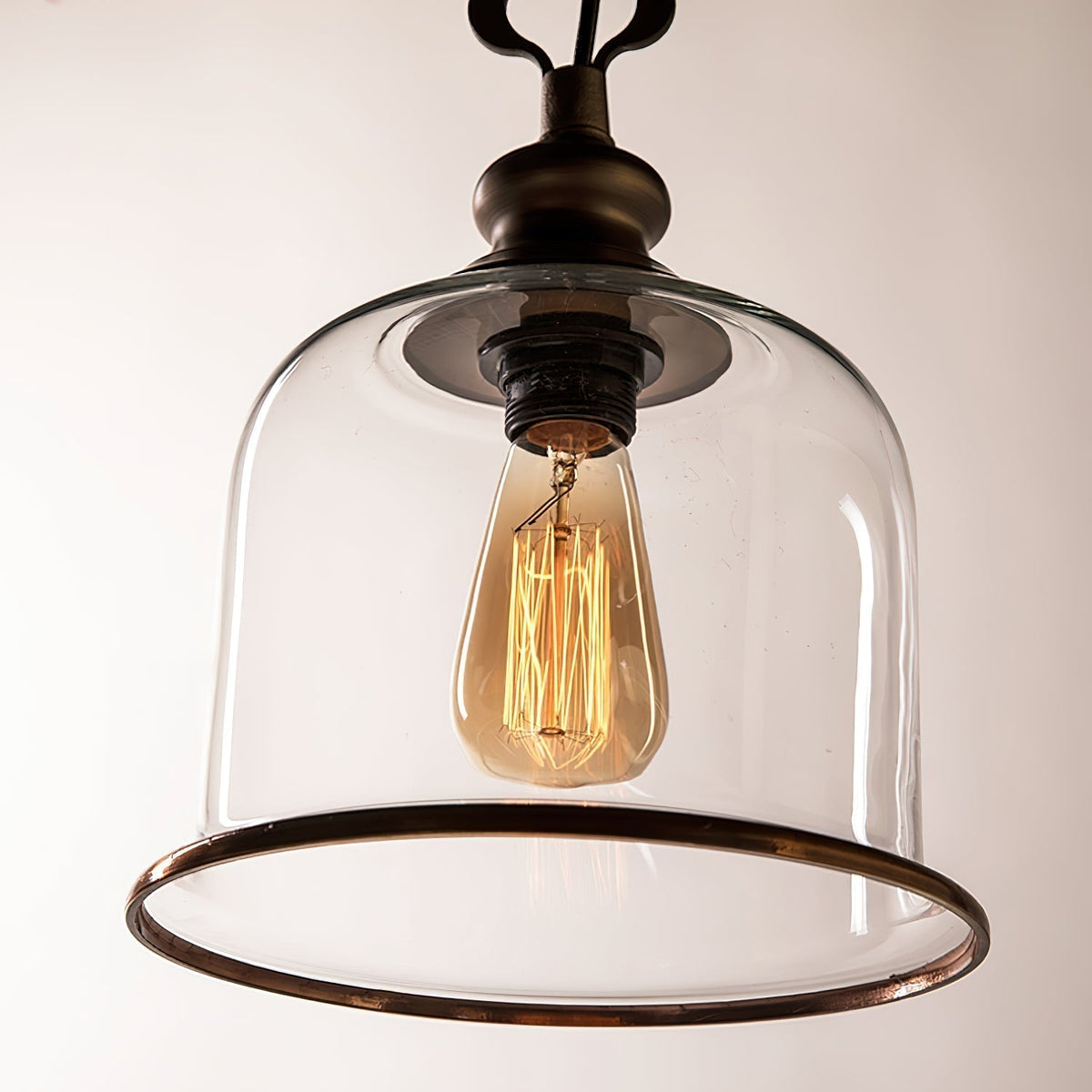 Celaniella Vintage Elegance Glass Pendant Lamp