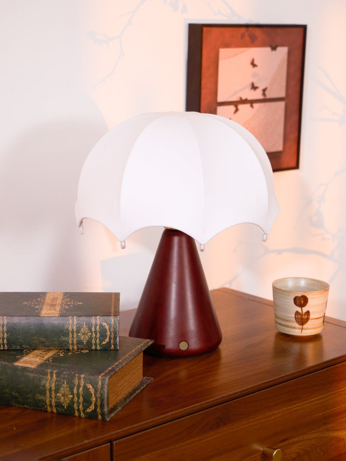 Soruette Umbrella Silk Table Lamp